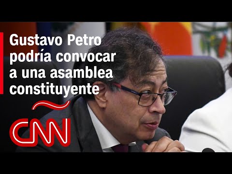 Gustavo Petro podría convocar a una asamblea constituyente Gustavo Petro podría convocar a una asamblea constituyente