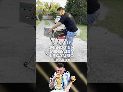 Iba a cerrar su negocio y Messi le envió un mensaje que le cambió la vida
