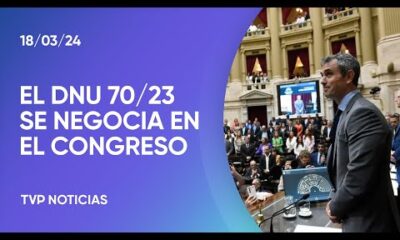 Intensas negociaciones en el Congreso por el DNU 70/23 y la nueva ley Bases