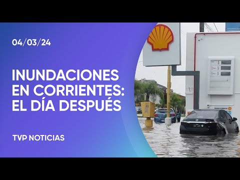 Inundaciones en Corrientes, el dÃ­a despuÃ©s: casi mil evacuados, voladura de techos y mÃ¡s lluvias