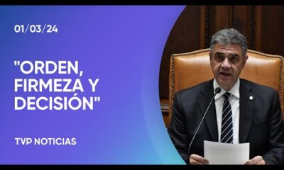 Jorge Macri prometiÃ³ “orden, firmeza y decisiÃ³n” en la gestiÃ³n