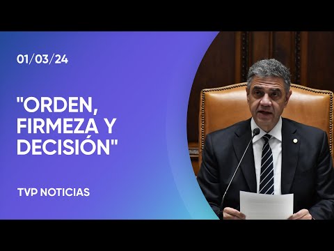 Jorge Macri prometiÃ³ «orden, firmeza y decisiÃ³n» en la gestiÃ³n