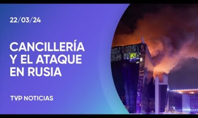 La cancillerÃ­a argentina repudiÃ³ el atentado en MoscÃº