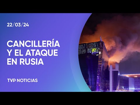 La cancillerÃ­a argentina repudiÃ³ el atentado en MoscÃº