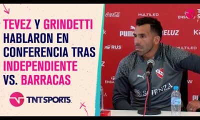 La conferencia de #Tevez y Grindretti tras el empate de #Independiente vs. #BarracasCentral