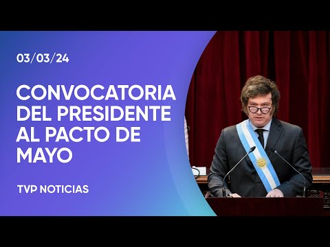 La convocatoria de Milei al Pacto de Mayo La convocatoria de Milei al Pacto de Mayo