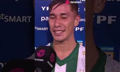 La emoción del pibe Rivera tras su golazo: el abrazo con Falcioni y el llamado a su mamá 🥲🫶⚽