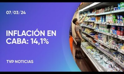 La inflaciÃ³n de CABA fue del 14,1% en febrero