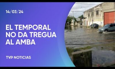 La persistencia de la lluvia en el AMBA complica la vida cotidiana