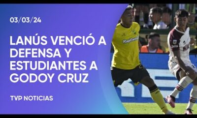 LanÃºs goleÃ³ a Defensa y Justicia y el lÃ­der Godoy Cruz perdiÃ³ ante Estudiantes