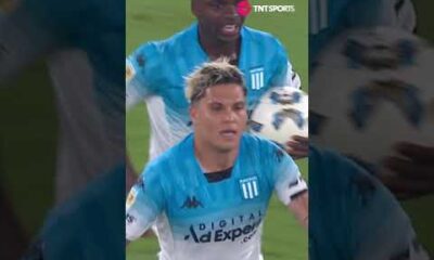 LOS GENIOS HACEN ESO ⚽👏 Tremendo GOLAZO de tiro libre de Juanfer Quintero para el empate de #Racing