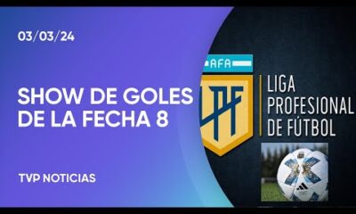 Los goles de la fecha 8 de la Liga de FÃºtbol argentino