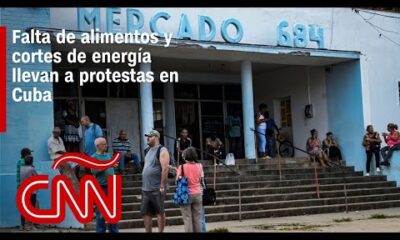 Manifestantes en Cuba rechazan cortes de luz y escasez de alimentos