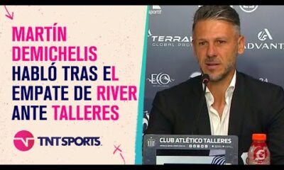 Martín Demichelis habló en conferencia tras el empate de #River ante #Talleres