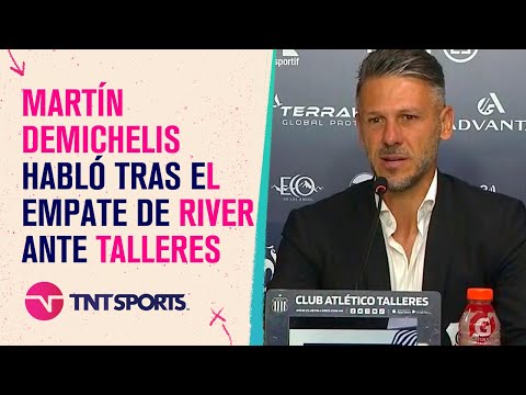 Martín Demichelis habló en conferencia tras el empate de #River ante #Talleres Martín Demichelis habló en conferencia tras el empate de #River ante #Talleres