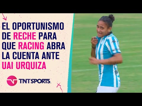 Milagros #Reche abrió el marcador para #Racing ante #UAIUrquiza