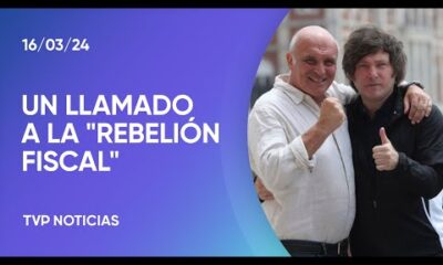 Milei respaldÃ³ el llamado de Espert a la “rebeliÃ³n fiscal” contra Kicillof