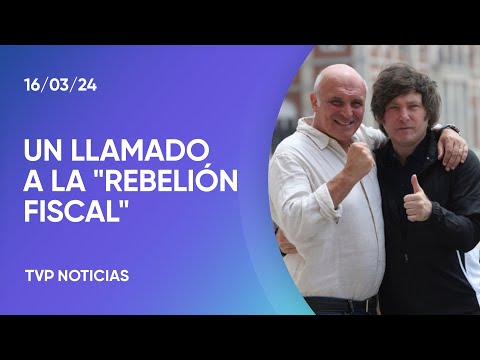 Milei respaldÃ³ el llamado de Espert a la «rebeliÃ³n fiscal» contra Kicillof