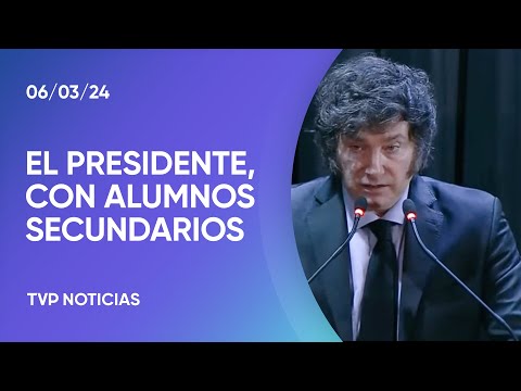 Milei: «Tenemos determinaciÃ³n y coraje»