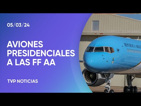 Milei transfiere la flota presidencial a las FFAA Milei transfiere la flota presidencial a las FFAA