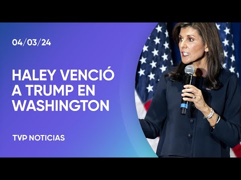 Nikki Haley venciÃ³ a Trump en Washington y logrÃ³ su primera victoria en las primarias republicanas