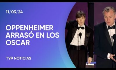 Oppenheimer tuvo su gran noche en los Oscar