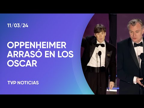 Oppenheimer tuvo su gran noche en los Oscar