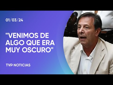 Oscar Zago en la previa de la Asamblea Legislativa