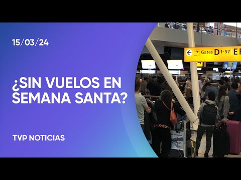 Paro de pilotos y aeronavegantes el jueves 28 de marzo