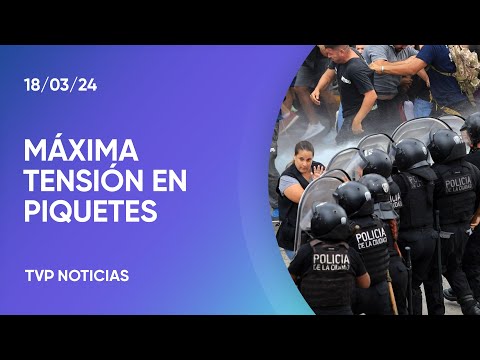 «Piquetazo nacional»: incidentes en distintos ingresos a la Ciudad de Buenos Aires