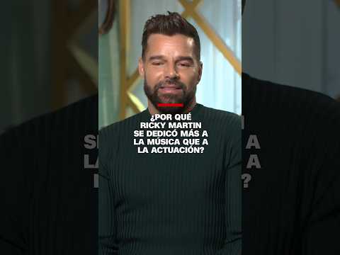 ¿Por qué Ricky Martin se dedicó a la música que a la actuación? ¿Por qué Ricky Martin se dedicó a la música que a la actuación?