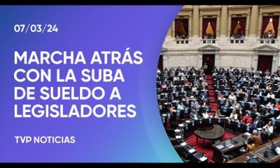 Proyecto para retrotraer el 30% de aumento a legisladores nacionales