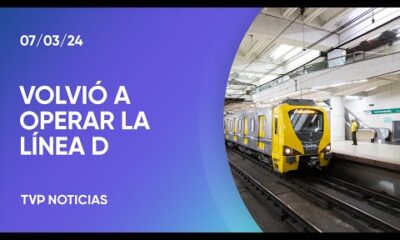 ReabriÃ³ la lÃ­nea D del subte porteÃ±o con mejoras