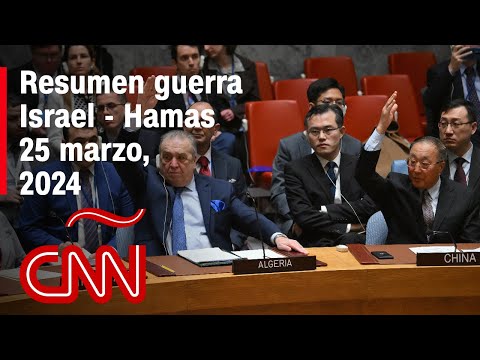 Resumen en video de la guerra Israel – Hamas: noticias del 25 de marzo de 2024
