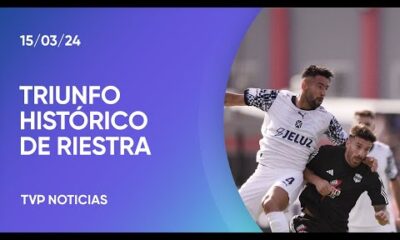 Riestra le ganÃ³ 1 a 0 a Independiente