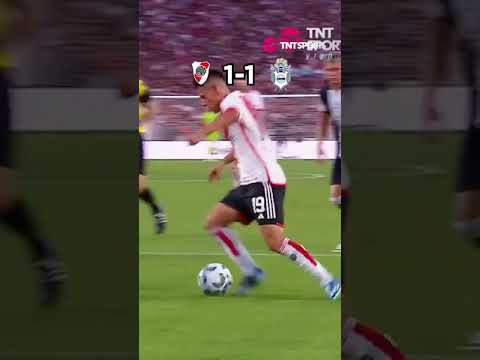 #River lo dio vuelta ante #Gimnasia con un golazo del Diablito Echeverri y es líder en su zona