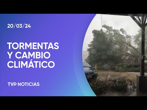 Temporales: cuÃ¡l es el impacto del cambio climÃ¡tico y quÃ© se espera para las prÃ³ximas horas