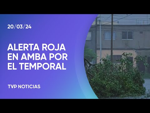 TodavÃ­a rige el alerta por el temporal