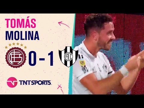 Tomás Molina y una linda definición para que #CentralCórdoba le gane 1-0 a #Lanús