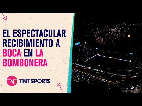 Tremendo recibimiento para #Boca previo al encuentro ante #Racing