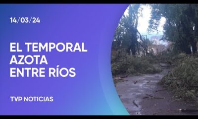 Varias localidades de Entre RÃ­os inundadas