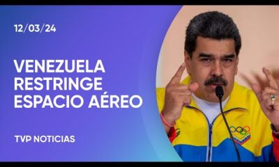 Venezuela no permitirÃ¡ que aviones argentinos sobrevuelen su espacio aÃ©reo