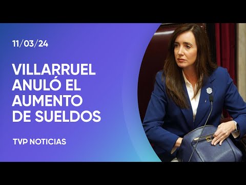 Villarruel anulÃ³ el aumento en la dieta de los senadores por pedido expreso de Milei