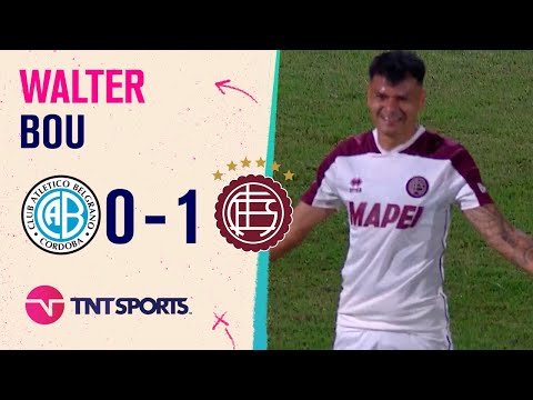 Walter #Bou puso arriba a #Lanus en el marcador ante #Belgrano