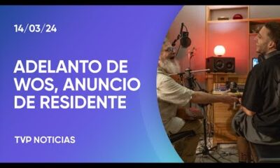 Wos graba un nuevo tema junto a Santaolalla y Evlay, mientras Residente prepara su show en el paÃ­s