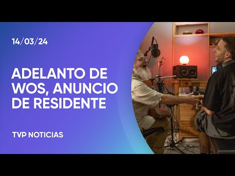 Wos graba un nuevo tema junto a Santaolalla y Evlay, mientras Residente prepara su show en el paÃ­s