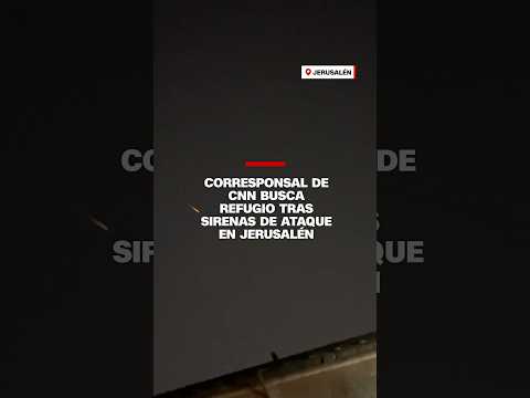 Ataque de #Irán a #Israel: corresponsal de CNN busca refugio tras sirenas de ataque en Jerusalén Ataque de #Irán a #Israel: corresponsal de CNN busca refugio tras sirenas de ataque en Jerusalén