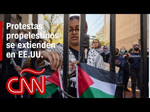 Aumenta la tensión ante las protestas propalestinos en las universidades de Estados Unidos