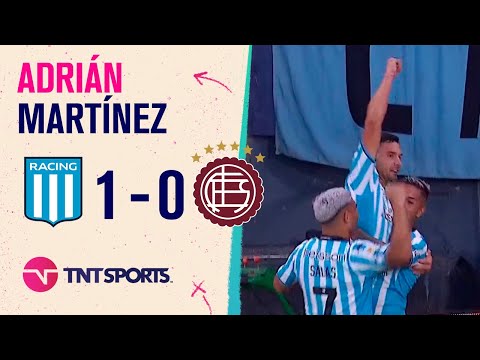 Cabezazo de Adrián #MartÃnez y gol de #Racing para comenzar ganando frente a #Lanús Cabezazo de Adrián #MartÃnez y gol de #Racing para comenzar ganando frente a #Lanús