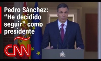 Discurso completo de Pedro Sánchez: “He decidido seguir” como presidente